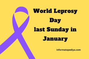 World Leprosy Day: 4th Sunday in January